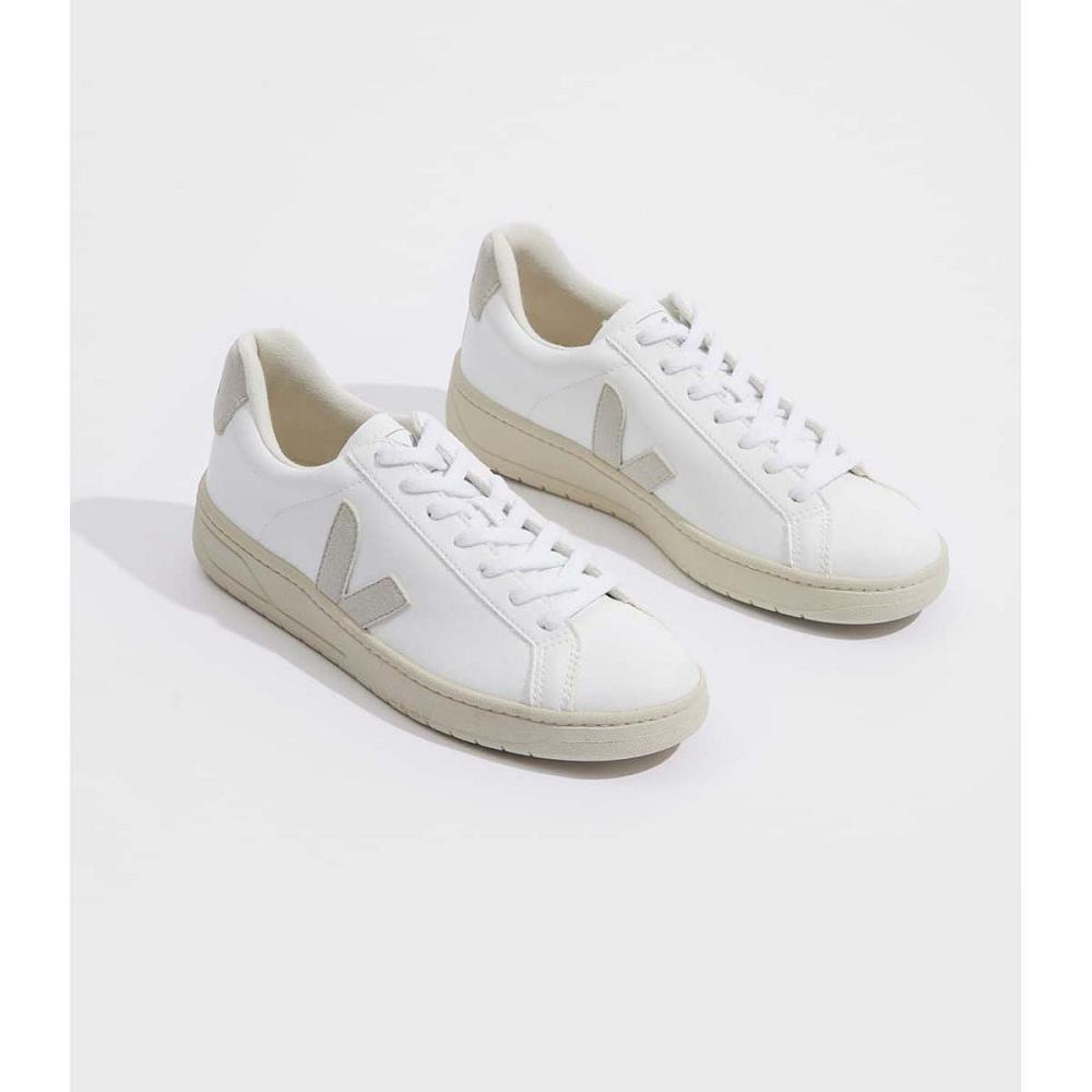 Veja URCA CWL Women's Shoes White/Beige | NZ 565ZUT